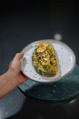 The Gorilla Toast made fresh when ordered #avotoast