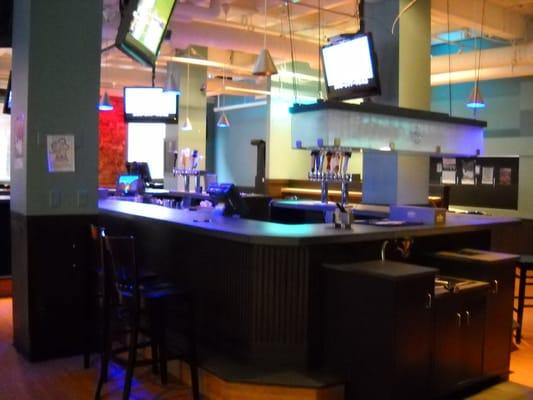 the bar