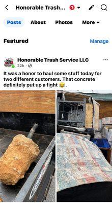 Picture of Facebook account