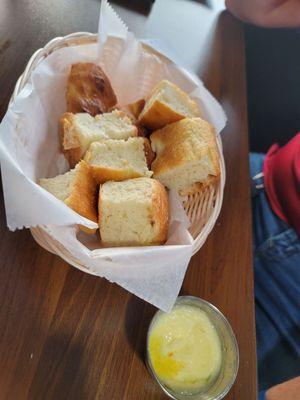 Focaccia Bread with Butter