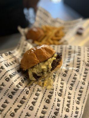 Double Down Daley Burger