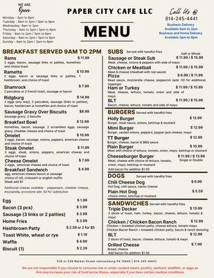 Paper City Cafe