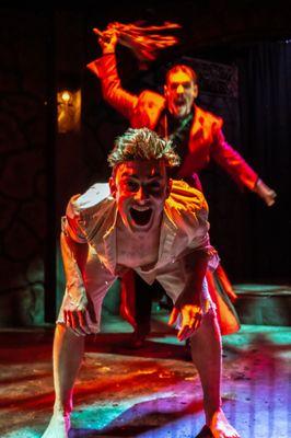 That's one way to exorcise his demons:)