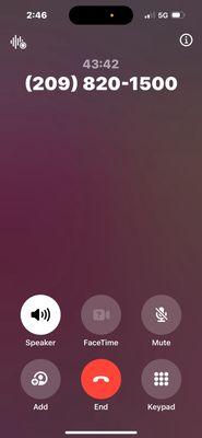 45 minutes, no answer, no support. Nothing