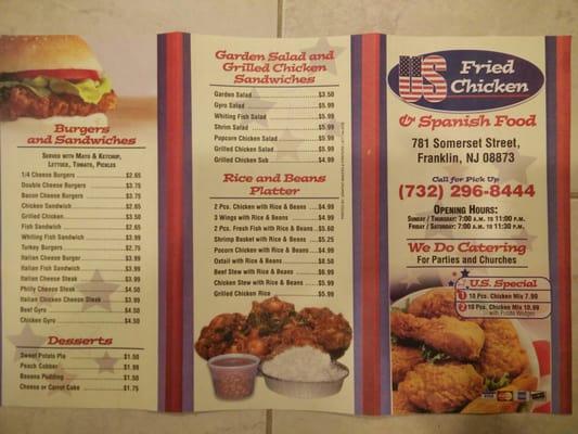 US Fried Chicken & Spanish Food