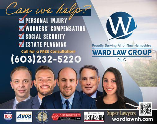 New Hampshire Lawyers Ready To Work For You! | Ward, Smith, Colantuono, Shea, and Tennis