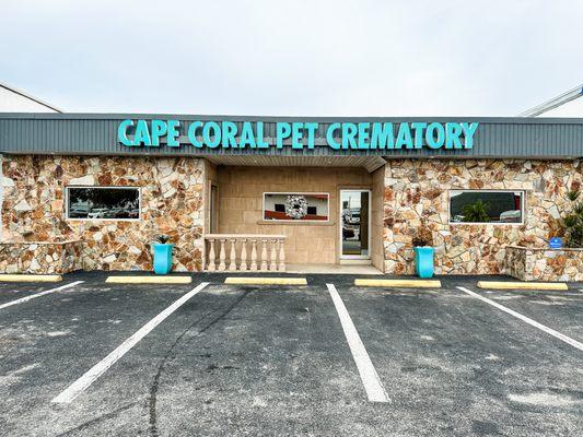 View of our front entrance