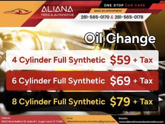 Aliana Tires & Automotive