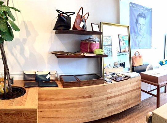 Basil Racuk shop carries lines from the best local craftsmen around (check out Miles Eastman's jewelry!)