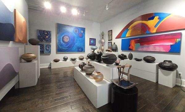 Solo Exhibit - Barry Zawacki, 60-year Retrospective, featuring paintings, sculptures and ceramics. June 5 to July 21, 2024