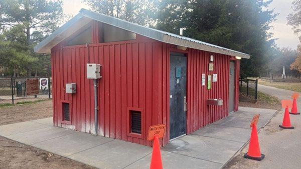 Bathrooms with fresh concrete