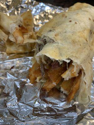 Burrito California Steak (guac on the side, so not pictured)