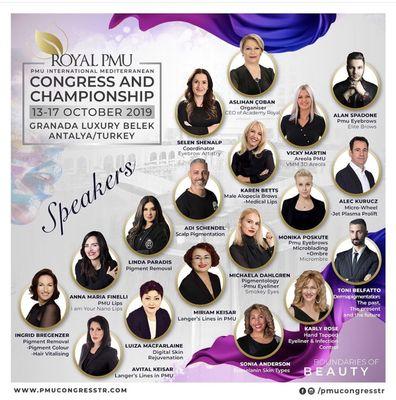 Very honored to be the ONLY U.S.A. Speaker at this event in TURKEY!!!