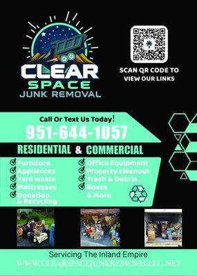 Clear Space Junk Removal