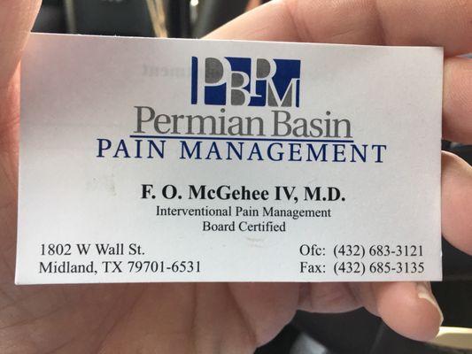 Permian Basin Pain Management
