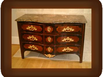 LOUIS IV COMMODE AFTER RESTORATION
