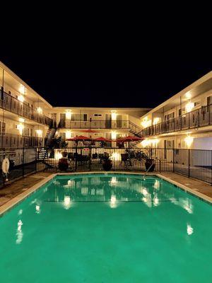 Year-round heated pool