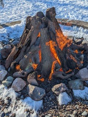 Fire and ice event . Ice sculpting and Chile tasting .