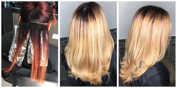 Before and after in one day