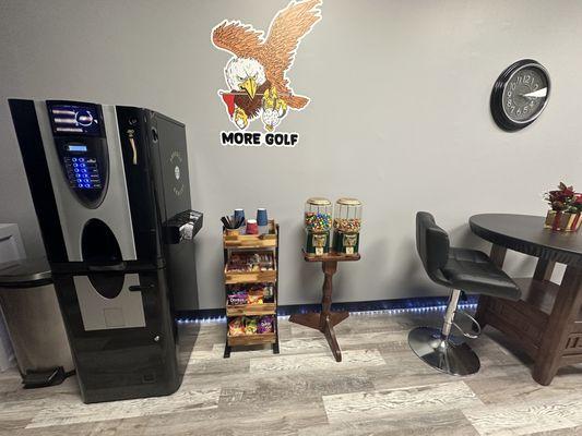 Snacks and drink machine.
