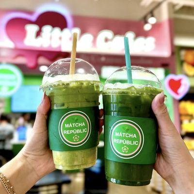 Regular matcha & extra strength matcha