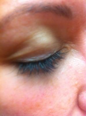 Specializing in eyelash extensions