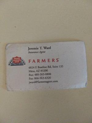 Farmers Insurance-Jeremie Ward