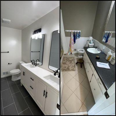 Bathroom remodel