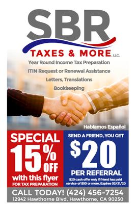 SBR Taxes & More