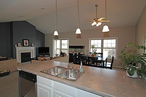Stunning kitchen/living area at New Port Vista