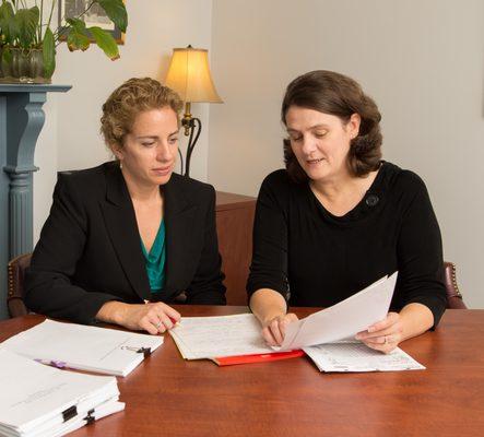 Attorneys Maureen Manning and Anna Zimmerman