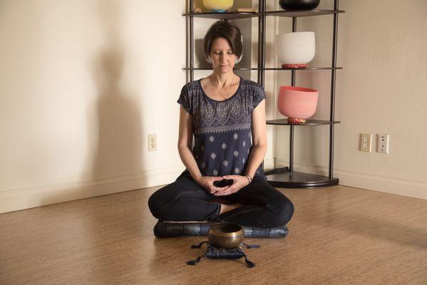 Kristen holds space and teaches people at any age or stage of life how to be mindful and meditate.