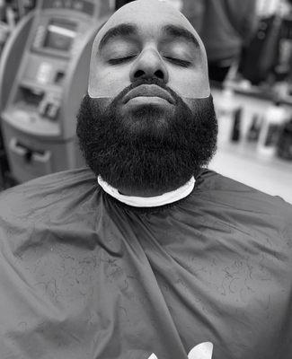 Sharp beard