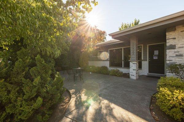 The outside of the new location!