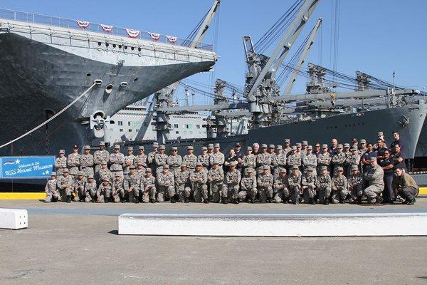 Visit museums like the USS Hornet and stay overnight