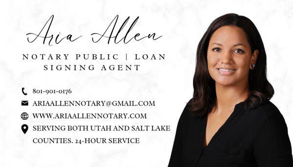 Aria Allen Notary