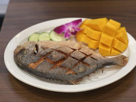 Fried Fish Pompano