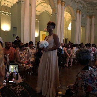 My MOH dress looked flawless