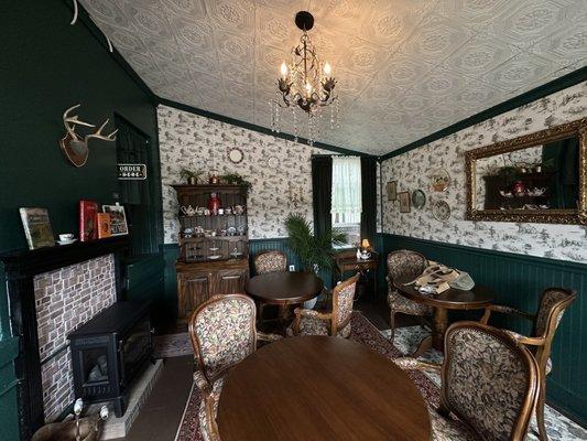 The tea room. I'll definitely bring a friend next time!