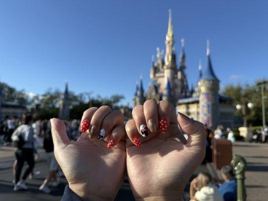 Walt Disney world nails by Tina