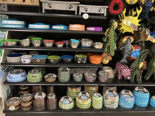 Food bowls for your fur baby.