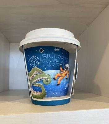 Fun cut out of their cups.