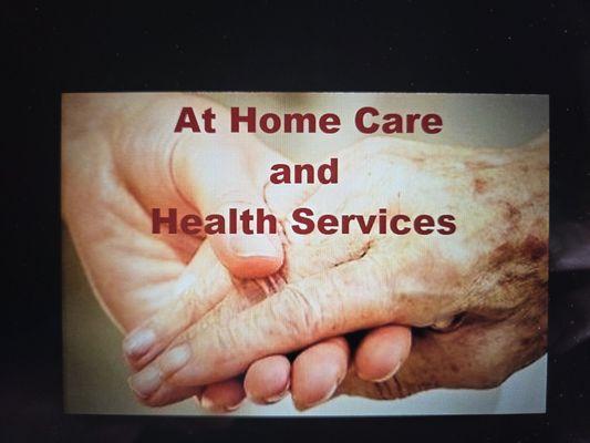 At Home Care And Health Services