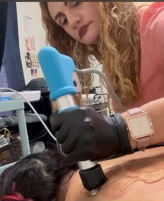 We offer Shockwave Therapy