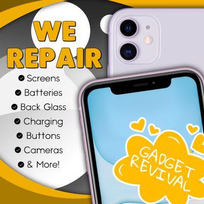 We repair all cell phones