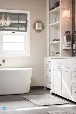 What a bathroom! We enjoyed this shoot with Wade Zuver Construction.