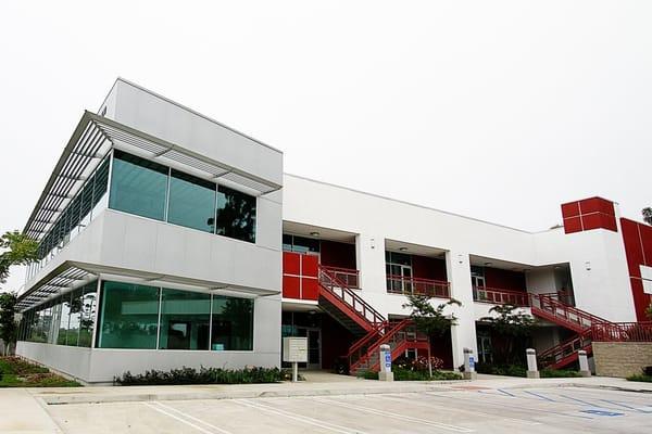 Front of the building