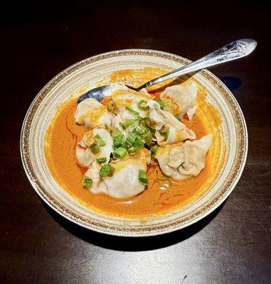 Schezuan dumplings