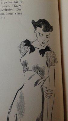 She finds vintage clothes