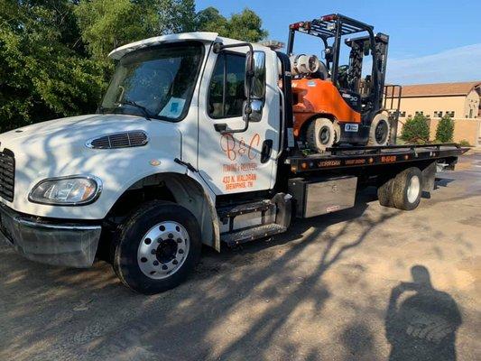 We haul equipment as well!